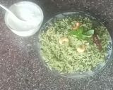 A picture of step 5 of Mint Rice.