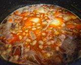 Csülkös bableves teljes kiőrlésű csipetkével recept fázis 4 fotója