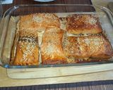 Foto del paso 7 de la receta: Salmón al horno con guiso de berenjenas y zucchini