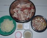 รูปขั้นตอนการทำที่ 1 ของ แหนมหมูสามชั้น