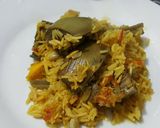 Foto del paso 15 de la receta: Paella vegetariana de alcauciles