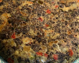 Foto del paso 9 de la receta: Tortilla de patata con morcilla y pimientos