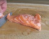 A picture of step 1 of Smoked Salmon Scotched Eggs.