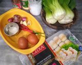 Foto langkah ke 1 dari resep Tumis Bok Coy Kuah Telor Bakso.
