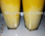 A picture of step 3 of Mango smoothie.