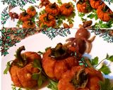 Une image de l'étape 4 de Les croquettes de pomme terre sous forme de citrouille.