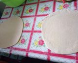 A picture of step 2 of Pinwheel Bread "saganoti".