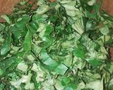 A picture of step 5 of Afan mi soup.
