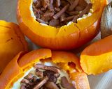 Une image de l'étape 4 de Petite courge Oeuf cocotte version végétarienne.
