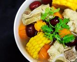 Hình bước làm 2 của món Canh Sườn Nấu Táo Đỏ, Bắp
