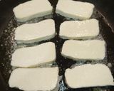 A picture of step 3 of Fried Haloumi Cheese.