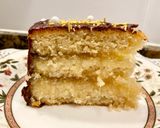 Foto del paso 11 de la receta Pastel con coca de almendras, cabello de ángel y ganaché