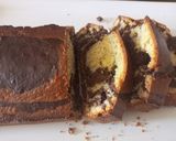 A picture of step 7 of Banana marble pound cake.