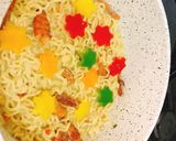 A picture of step 4 of Coconut cream noodles.