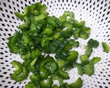 Foto langkah ke 1 dari resep Tumis Pare Tempe Pedas (anti pahit).