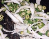 Foto del paso 3 de la receta: Chiles toreados estilo sushi. 🌶🍣