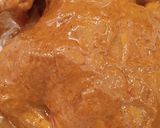 A picture of step 2 of Lahori chicken charga.