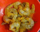 A picture of step 1 of Prawns Pulao.