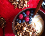 Foto del paso 3 de la receta: Granola con cacao y avellanas a la sartén