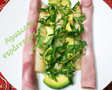 Foto del paso 3 de la receta: Aguacate, espárragos y jamón york