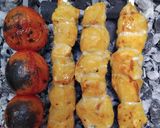 A picture of step 6 of Persian Joojeh Kebab (Saffron Chicken Kebab).
