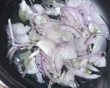 A picture of step 2 of Hara Dhania Aloo.