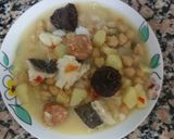 Foto del paso 2 de la receta Potaje de garbanzos y bacalao al estilo de mi pueblo
