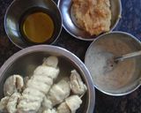 A picture of step 1 of Soya chaap.