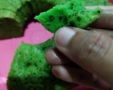 Foto langkah ke 9 dari resep Bolu kukus pisang pandan (no mixer no oven no ovalet).