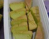 Foto langkah ke 7 dari resep Sponge cake pandan lembuut 5 telur.