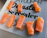 Une image de l'étape 9 de Salade de betteraves et tomates au saumon fumé.