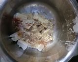 A picture of step 1 of Paneer ke pakore.