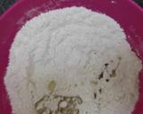 A picture of step 2 of Buttery tawa naan.