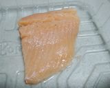 Foto del paso 3 de la receta: Trucha rebozada, rellena de queso, bacon y jamón