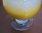 A picture of step 5 of Mango Sago Jelly summer drinks🍹.