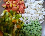A picture of step 1 of Veg Hyderabadi.