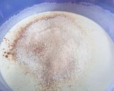 Foto langkah ke 2 dari resep Brownies Cake Kukus Putih Telur Lembut & Nyoklat.