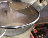 A picture of step 4 of Sonoran Rice Water or Horchata.