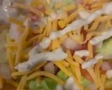 A picture of step 3 of Homemade crunch wraps.