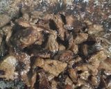 Gambar langkah 3 resipi Mongolian Beef Stir-Fry.