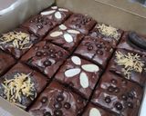 Foto langkah ke 8 dari resep Brownis fudgy shiny crush.