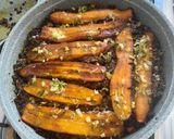 A picture of step 13 of Pastelon aka plantain lasagna.