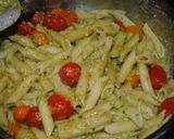 A picture of step 7 of Pesto Pasta Recipe.
