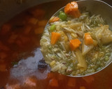 A picture of step 6 of Moong daal vegetable khichdi.