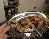 รูปขั้นตอนการทำที่ 5 ของ Yakitori-Negima ต้นหอมไทย