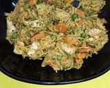 Ázsiai jellegű, csirkés, pirított sárgalencse tészta 🍜 recept fázis 5 fotója