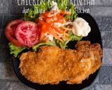 Foto langkah ke 7 dari resep Chicken Katsu Renyah dan Salad segar ala hokben.