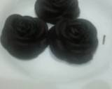 "Black Rose" si brownies irit langkah memasak 8 foto