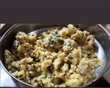 A picture of step 1 of Potato Bomb Chaat.