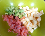 Foto del paso 3 de la receta: Ensalada de salmón ahumado y manzana